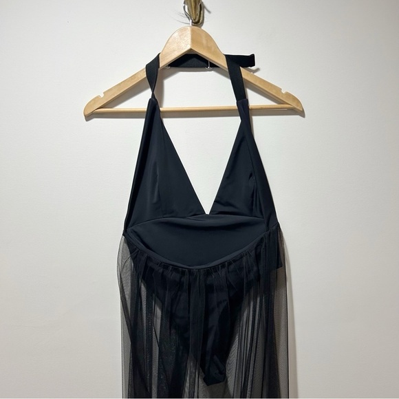 Daijanala Bodysuit Dress Sheer Maxi Dress Black Size Small Rare Custom Cheeky - Picture 9 of 16